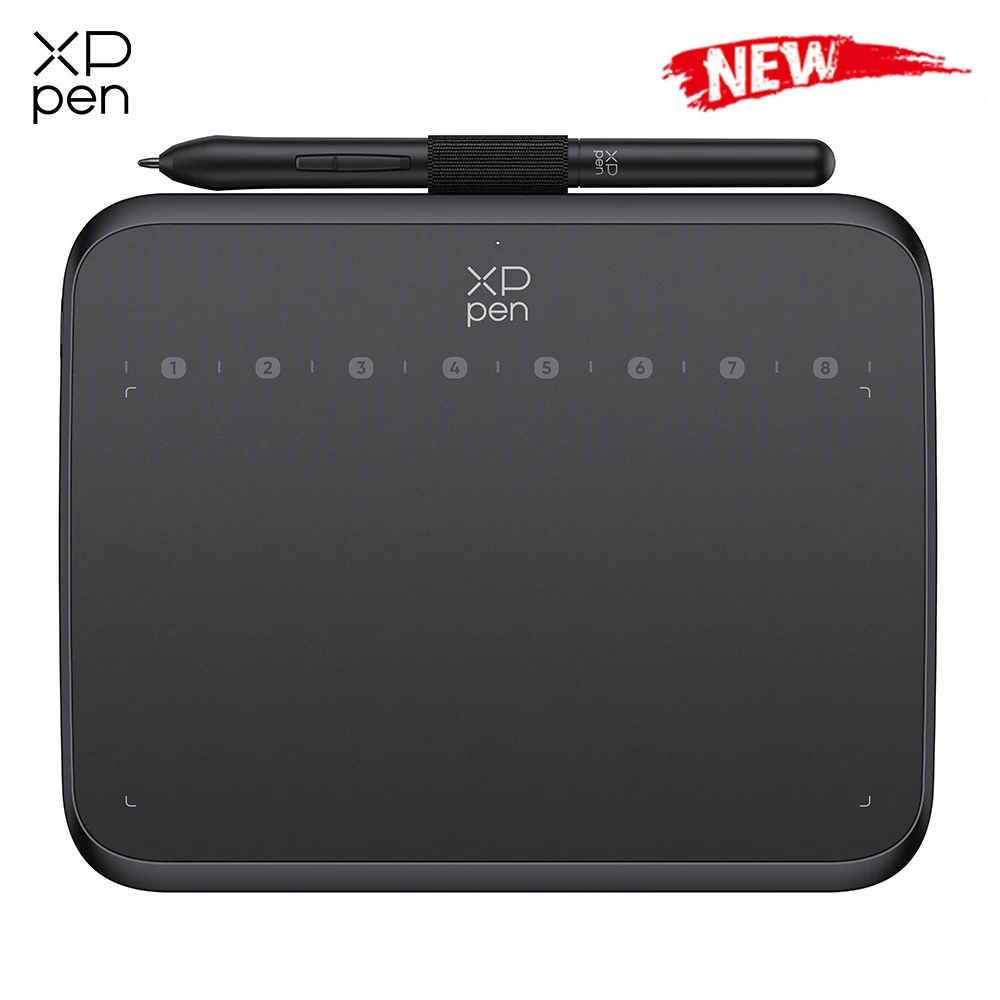 

XPPen Deco 640 Graphics Tablet 16K Pressure Levels 16x9cm Drawing Area with 8 Keys 60 Tilt for OSU Game Android Windows Mac