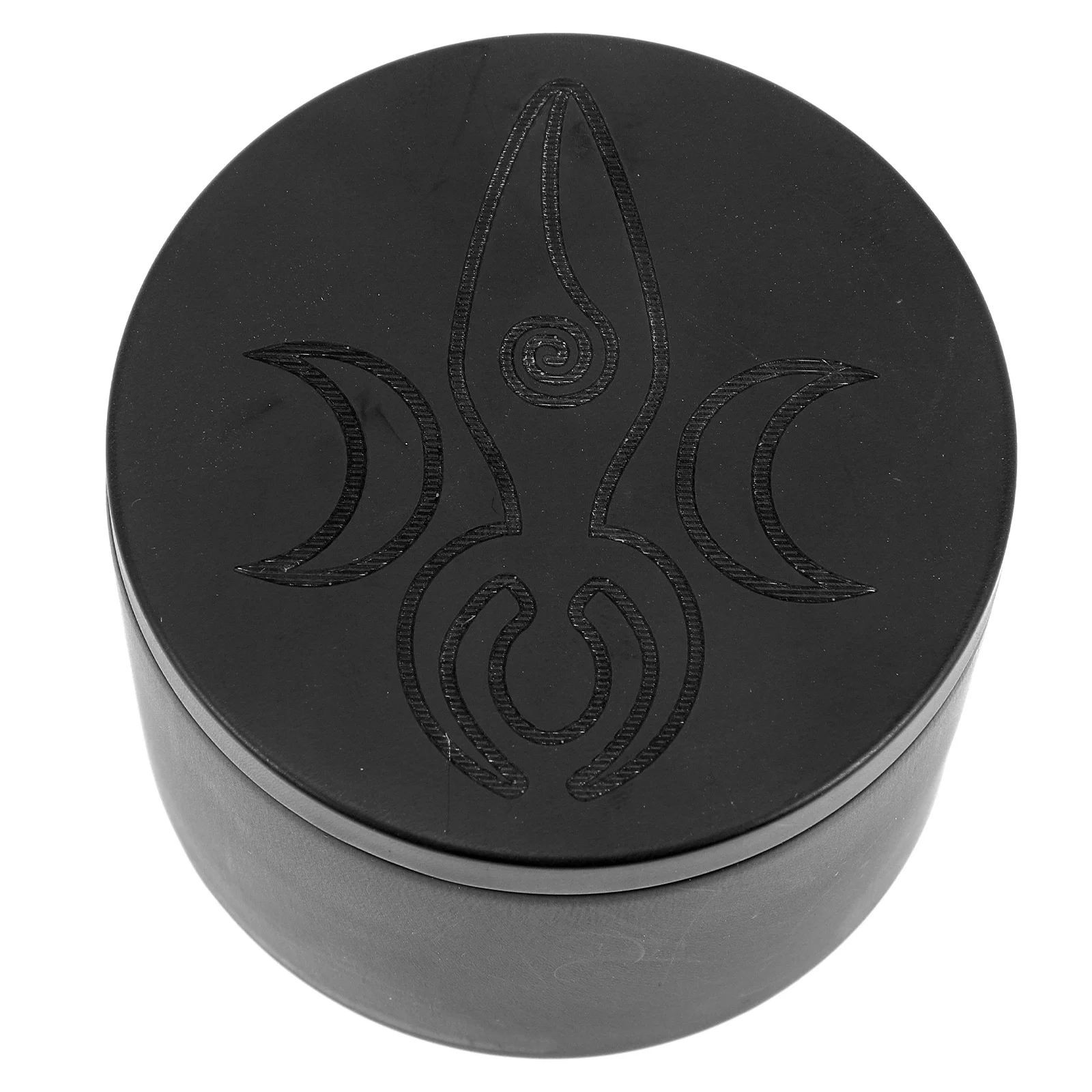 

Tinplate Round Storage Box Moon Pattern Small Tea Jar Metal Candy Cookie Biscuit Holder Gift Packaging Tinplate Storage Box