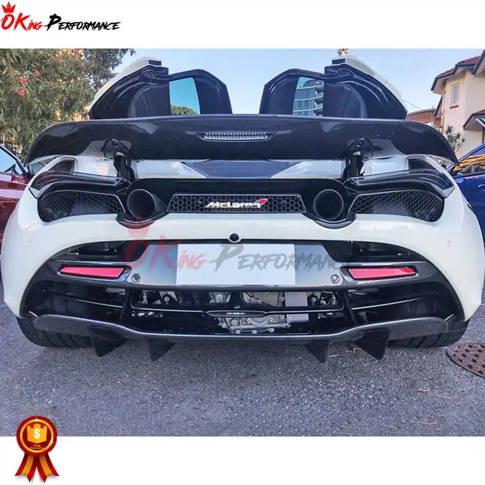 Difusor seco del parachoques trasero del BodyKit de la fibra de carbono del estilo del OEM para el equipo del cuerpo de Mclaren 720S