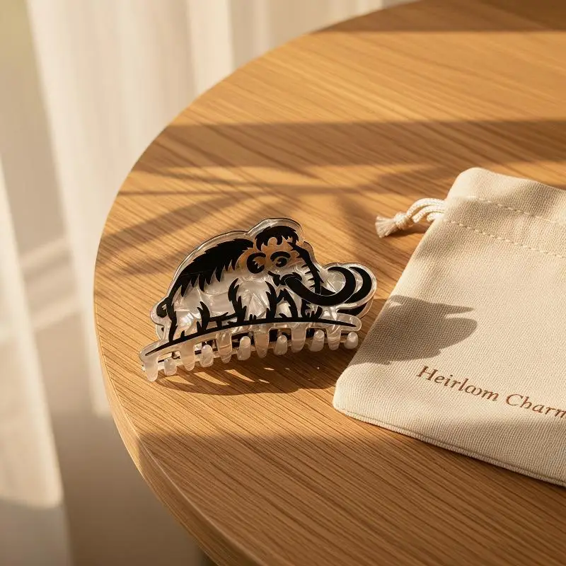 Novelty Mammoth Chameleon Hair Claw Clips Versatile Thick Hair Holder for Trendy Looks