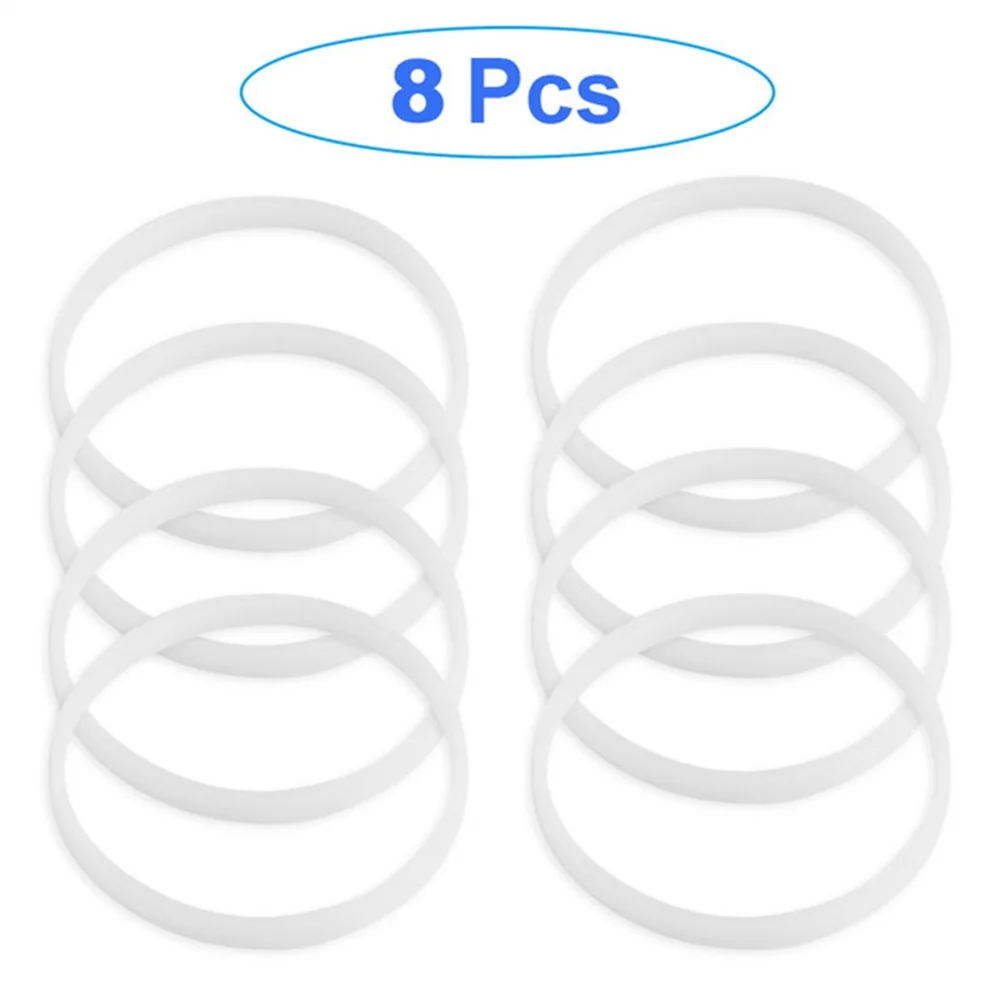 8Pcs Replacement Parts Rubber Gasket Sealing White O-Ring Compatible with Ninja 1000W Blender