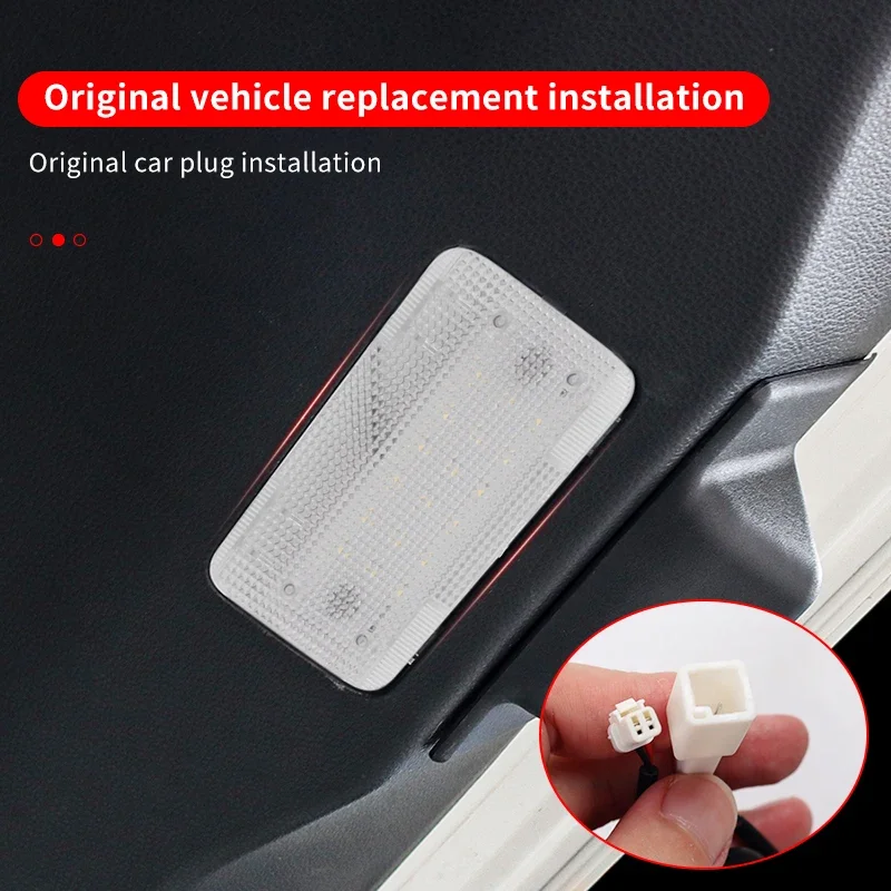 لتويوتا 2021-2025 2024 لاند كروزر 300 LC300 LED سيارة مصباح إضاءة صندوق السيارة السوبر مشرق مصباح داخلي إضاءة مقاومة للماء الملحقات