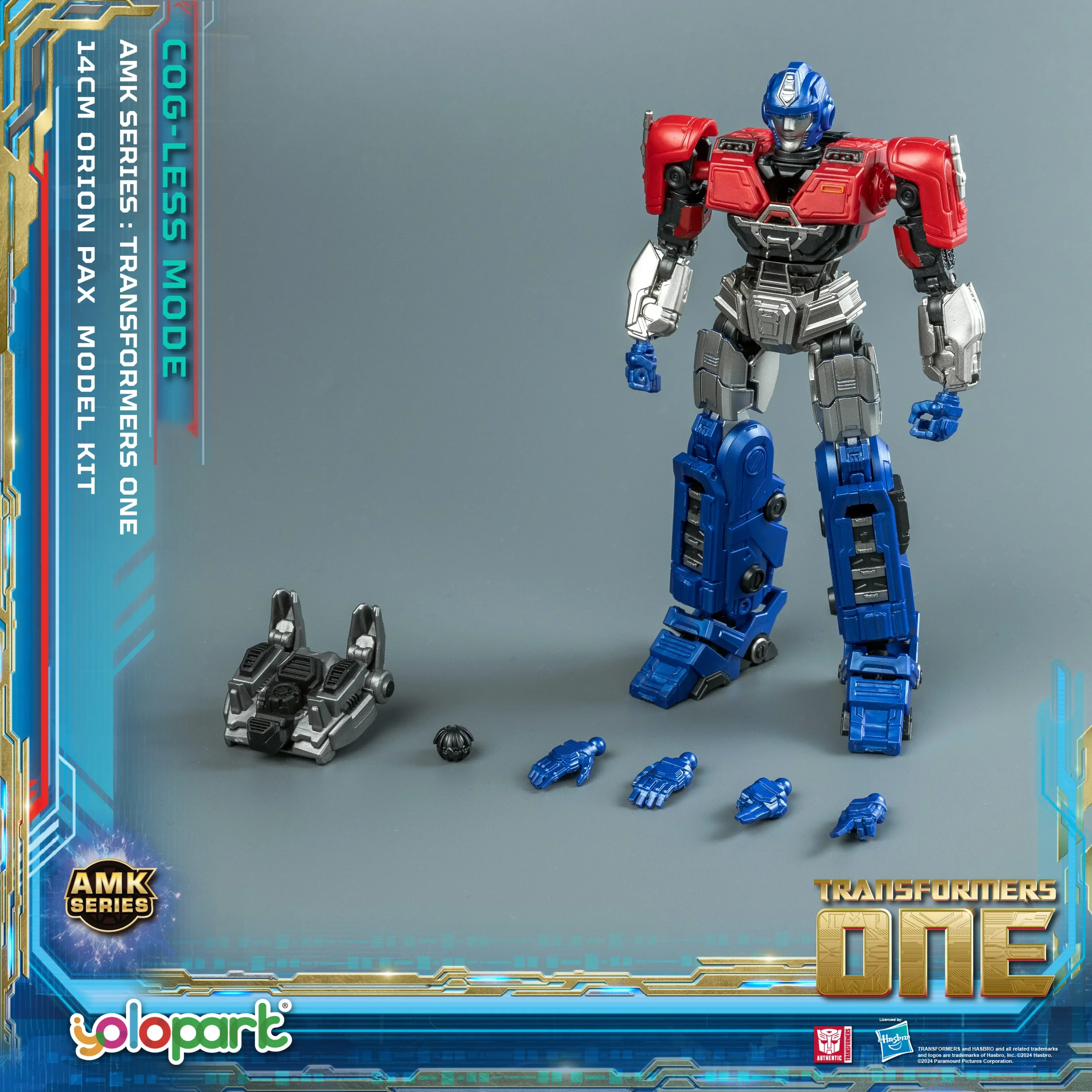 YOLOPARK Transformers ของเล่น Optimus Prime Cog-less Mode,5.51 นิ้วสูง Articulated Transformers Action Figures ของเล่นสต็อก