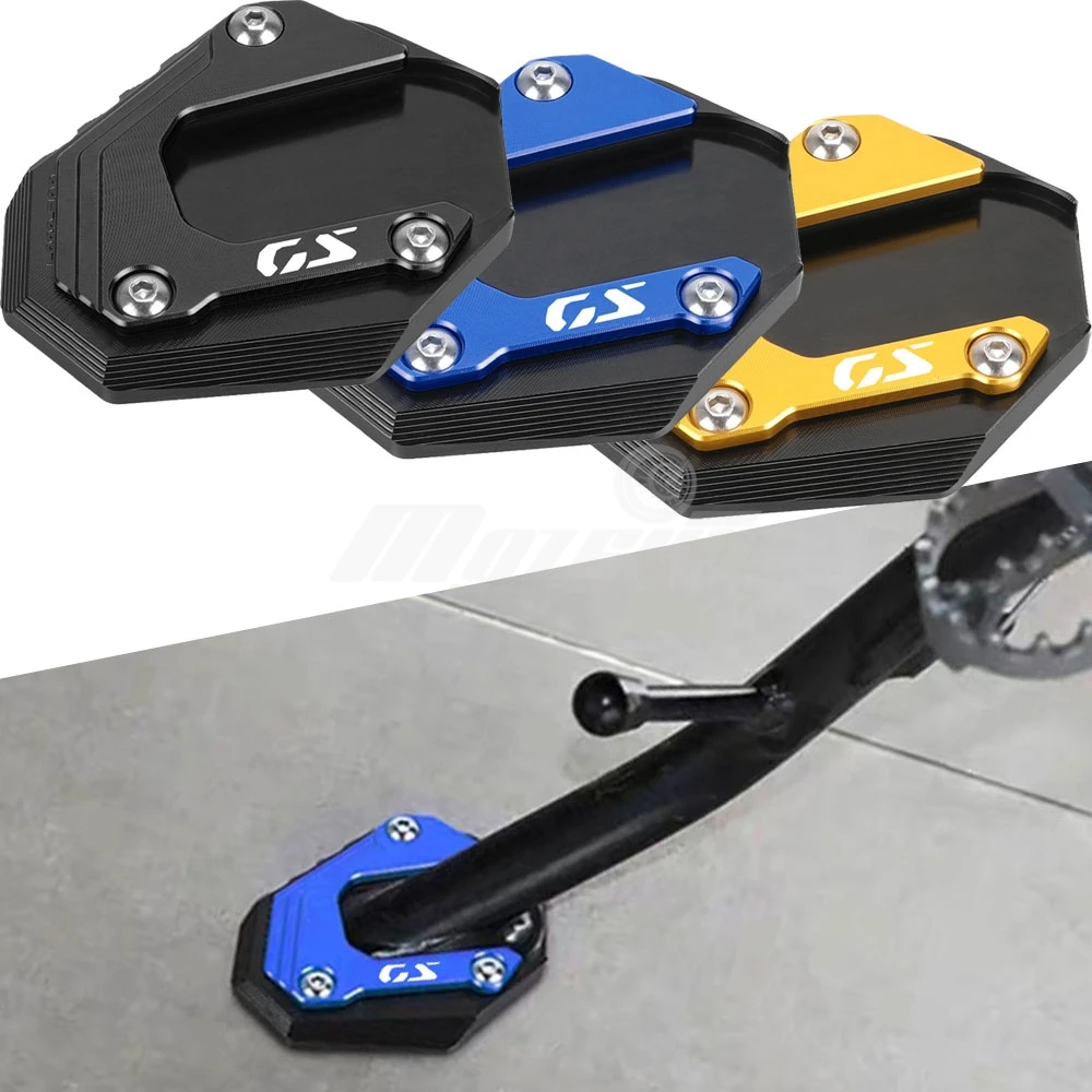 

Side Stand Enlarger Kickstand Enlarge Plate Pad FOR BMW F750GS F850GS 2018-2019-2020-2021-2022-2023 F800GS F900GS 2024-2025-2026