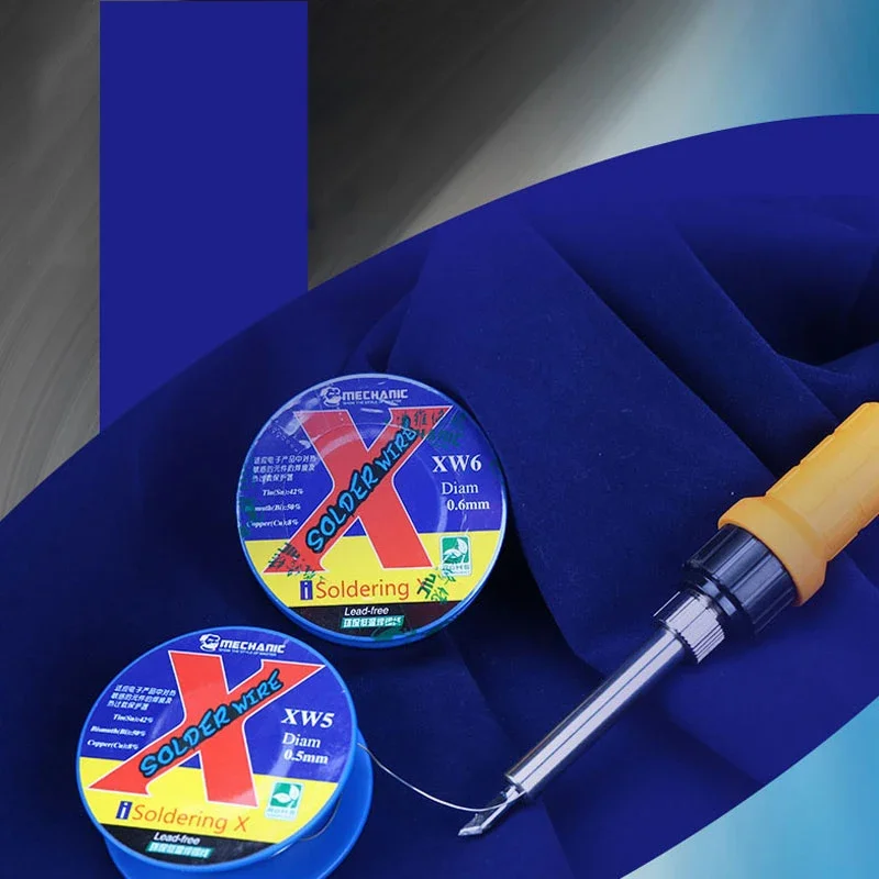 Mechanic low temperature soldering wire 138 ℃ 40G lead-free 0.5 0.6MM for iPhone X XS XR XS Max repair solder Welding Tin wire
