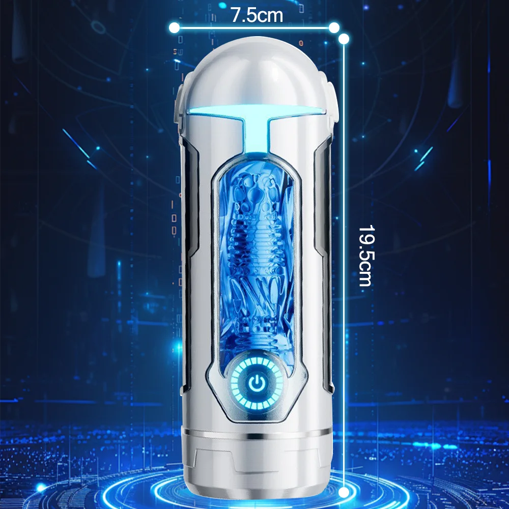 Male Masturbator Cup With Heating Rod And Suction Mount For Men_voghion.com