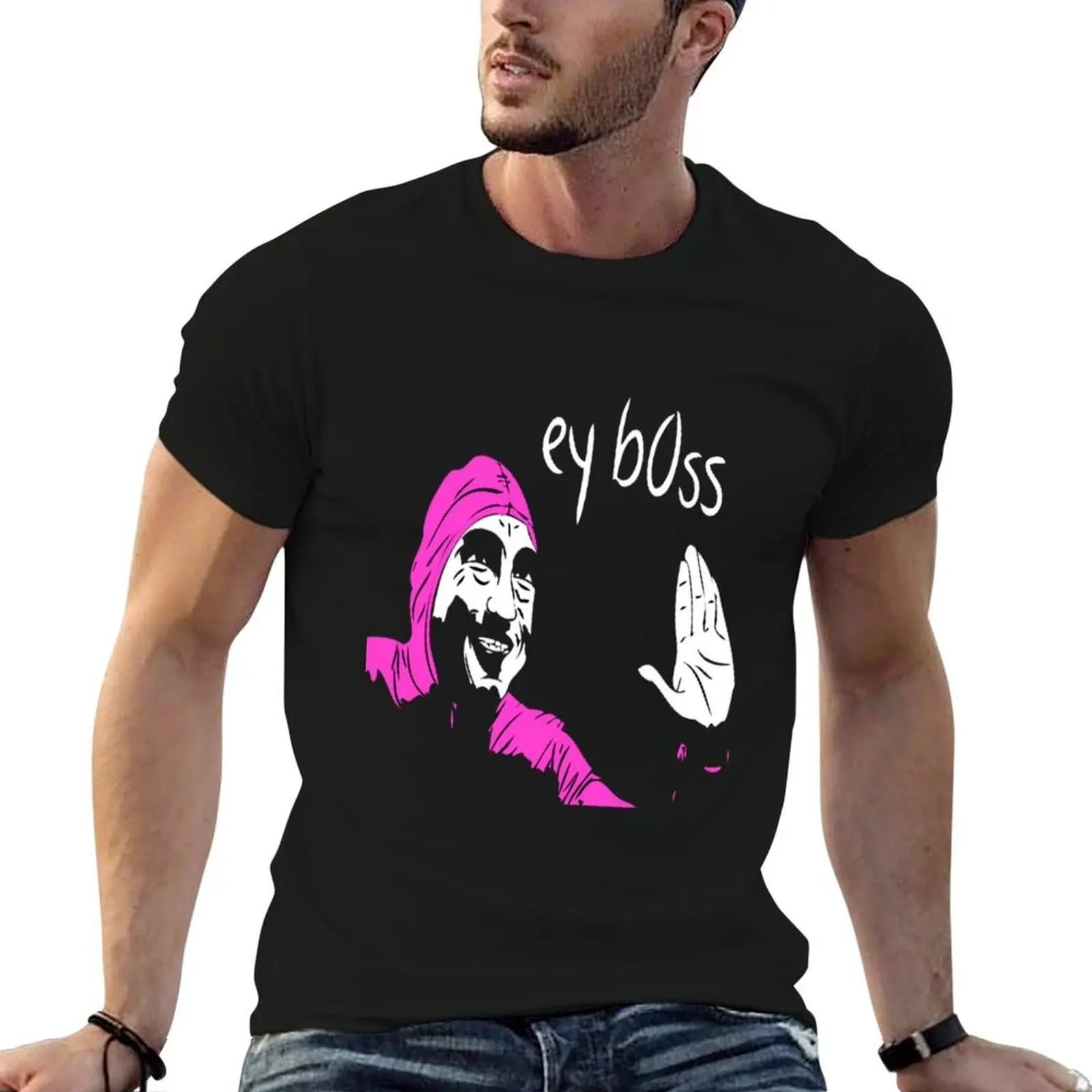 Pink Guy Ey B0Ss T-…