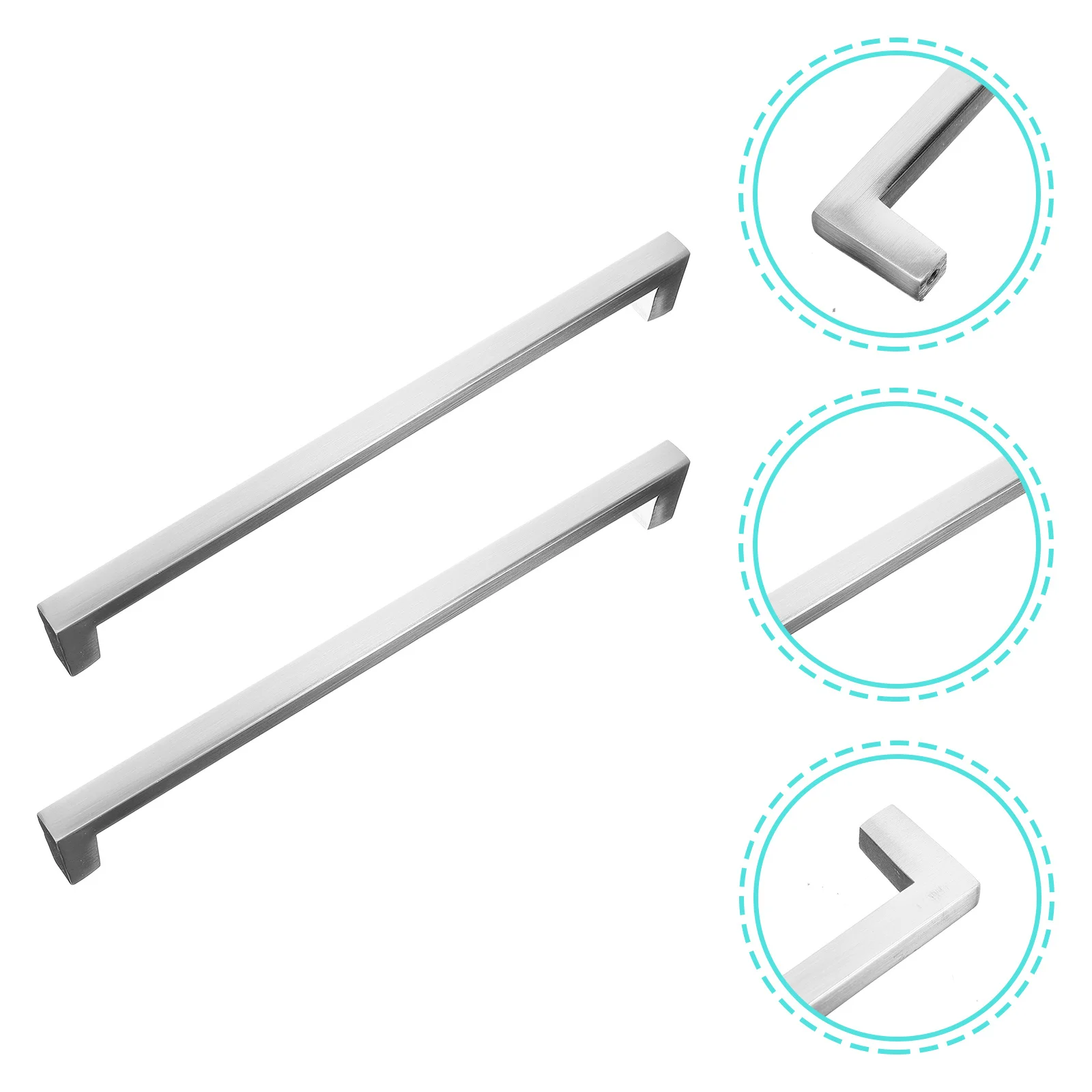 

2Pcs Door Handles Premium Quality Cabinet Pulls Classic Color for Kitchen Cupboard Drawer Hardware Door Handles