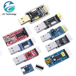 CH340 module USB to TTL CH340G upgrade download a small wire brush plate STC microcontroller board USB to serial instead PL2303