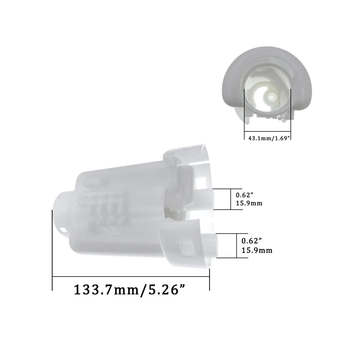 Filtro carburante + regolatore pressione iniezione carburante per TOYOTA Corolla Yaris RAV 4 CELICA VERSO Lexus 23300-23030