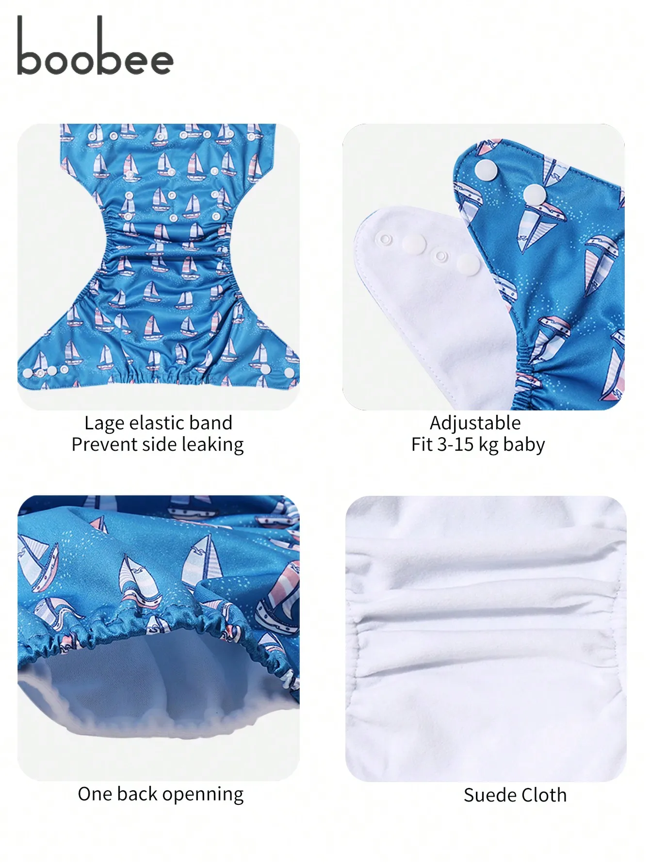 6 قطع من سراويل حفاضات الأطفال المقاومة للماء، أنماط مطبوعة صديقة للبيئة للأطفال، تصميم المفاجئة، حفاضات قماشية قابلة لإعادة الاستخدام وقابلة للغسل، مثالية لاستحمام الطفل في عيد الميلاد، هدية السنة الجديدة للأطفال الرضع