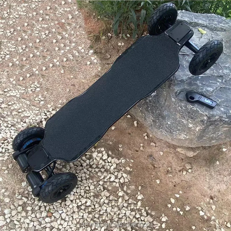 

Электрический скейтборд 2024 Best Maple 4WD Dual Belt TKP Truck C5B для бездорожья с прямым приводом, скорость 40-43 км/ч, нагрузка до 120 кг