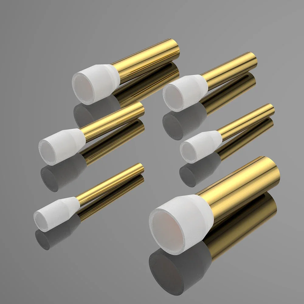 

VB1620G Viborg audio pure copper gold plated Cable Sleeves end terminal Wire End Sleeves crimp terminals