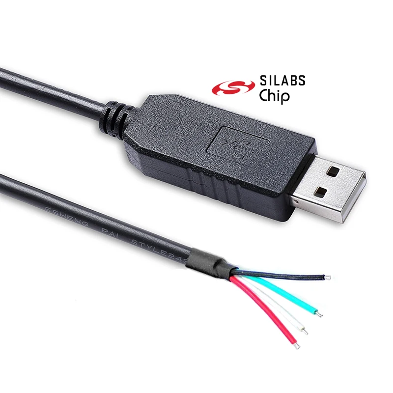 

Silabs CP2102 USB Серийный к TTL 3,3 V уровень 4-жильный провод концевой конвертер адаптер кабель