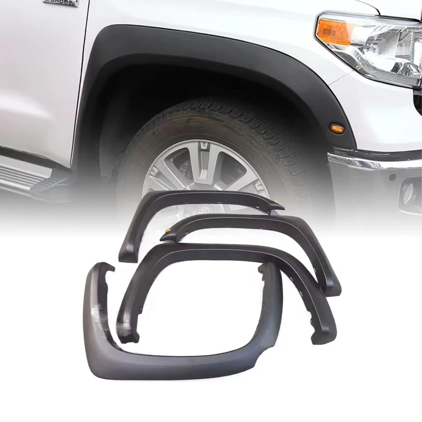 

Накладки на передние колесные арки (расширители) для пикапа Tundra 2010-2022 с/без подсветкой, комплект