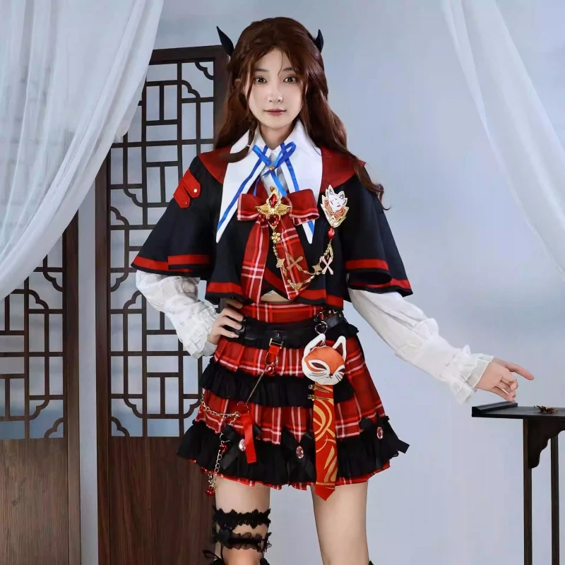 

Tessa Cosplay Costume Naraka Bladepoint Anime Women Fashion Uniform Role Play Clothing Carnival Comic-con Party Suit Stock