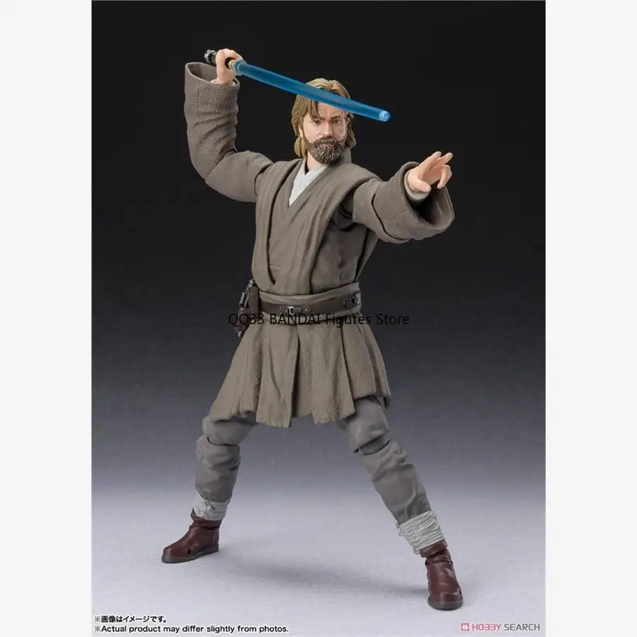 Bandai Original S.H.Figuarts Star Wars Obi-Wan Kenobi Actionfigur Aktive Gelenke Modell Desktop Ornamente Modell Geschenk