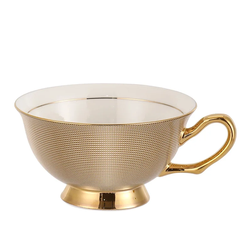 European Coffee Mug Set Bone China Ceramic Tea set Marble stripe Luxury Gifts Porcelain Drinkware Tea cups Couple Cup Gift box