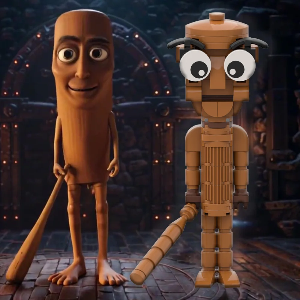 Tralalero Tralala Building Block Toy Tung Tung Tung Sahur Toy Tralalero Tralala Shark assemblaggio di piccole particelle Modello Monster