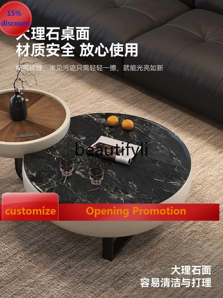 

Round coffee table living room modern simple Nordic designer very simple and creative, new coffee table G1218