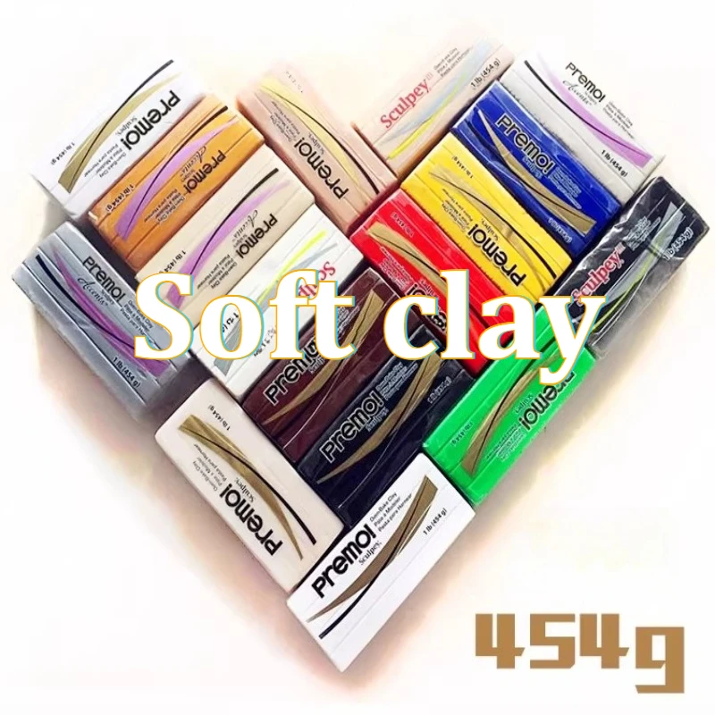 

Импортированная из США полупрозрачная мягкая полимерная глина в упаковке 1 фунт для рукоделия, декоративных украшений, цветов, горшков, камней, пластиковая глина