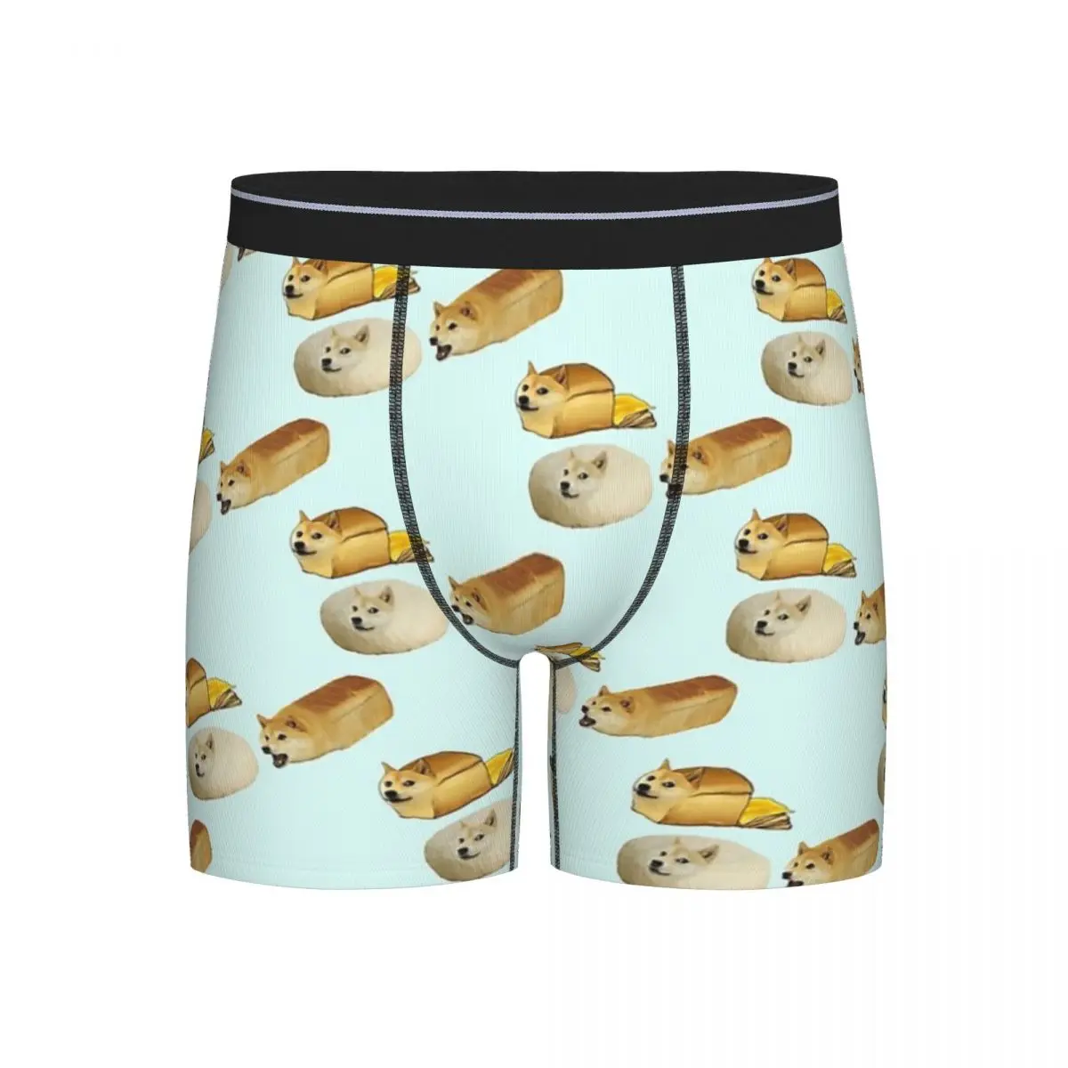 

Long Boxer Underpants Shorts Doge Cheems Meme Doge Loaf Panties Men's Soft Underwear for Homme Man Boyfriend Gifts