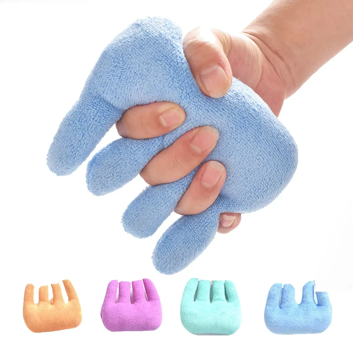 Cuscino per contractura delle mani Impugnature per il palmo Dispositivo per l'allenamento riabilitativo delle dita Separatore delle dita Strumento per la prevenzione delle contracture