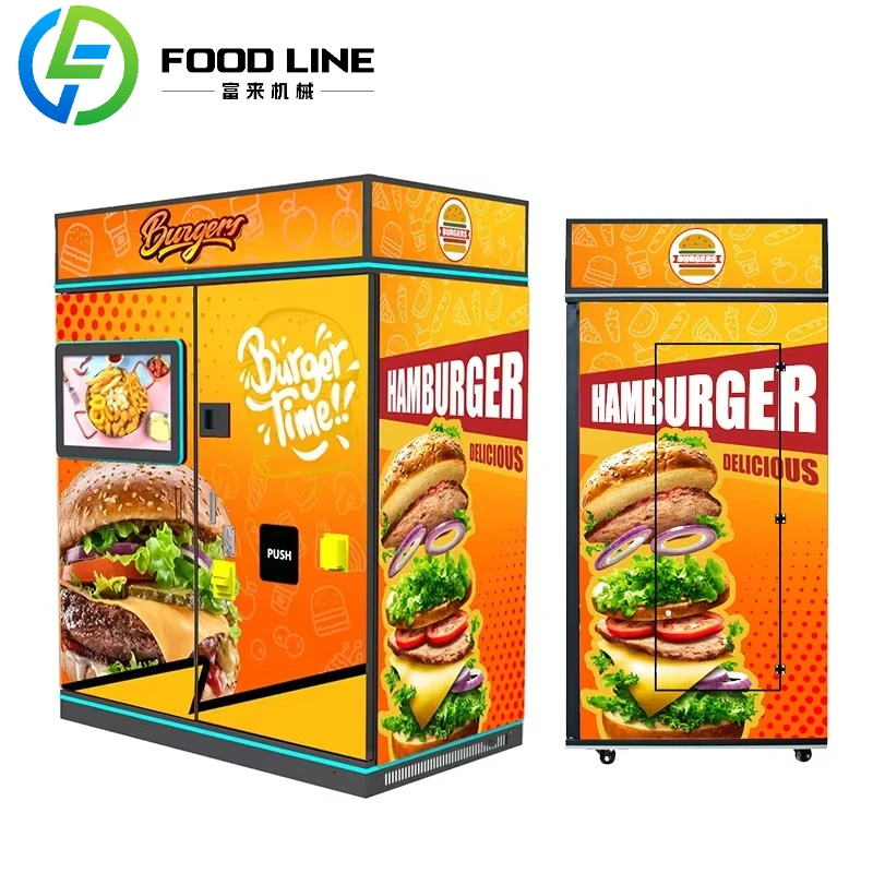 سعر المصنع بالجملة آلة برغر كهربائي آلة بيع آلة صنع البرجر الصينية التجارية