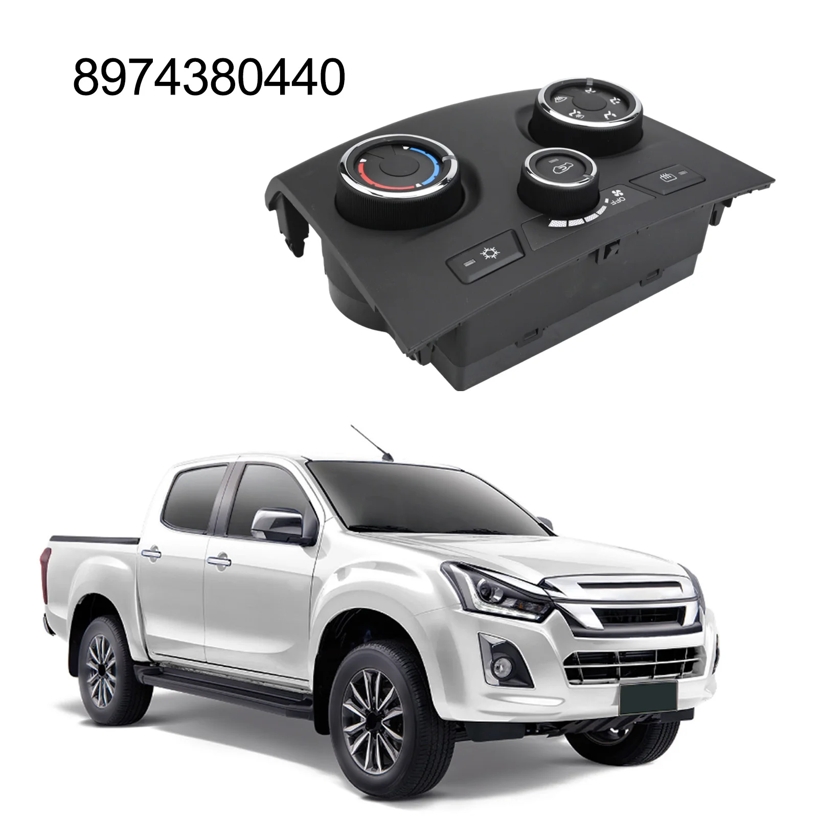 Air ConFor Ditioning Control Panel Switch For DesigneFor D to Fit For Isuzu For D-Max anFor D For Mux MoFor Dels
