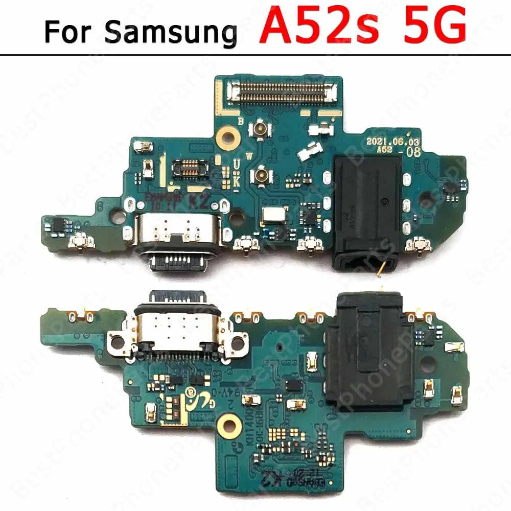 Usb Connector For Samsung Galaxy A52 A52s A72 5G A02 A02s A12 A22 A32 A42 Charging Port Charge Board Replacement Parts