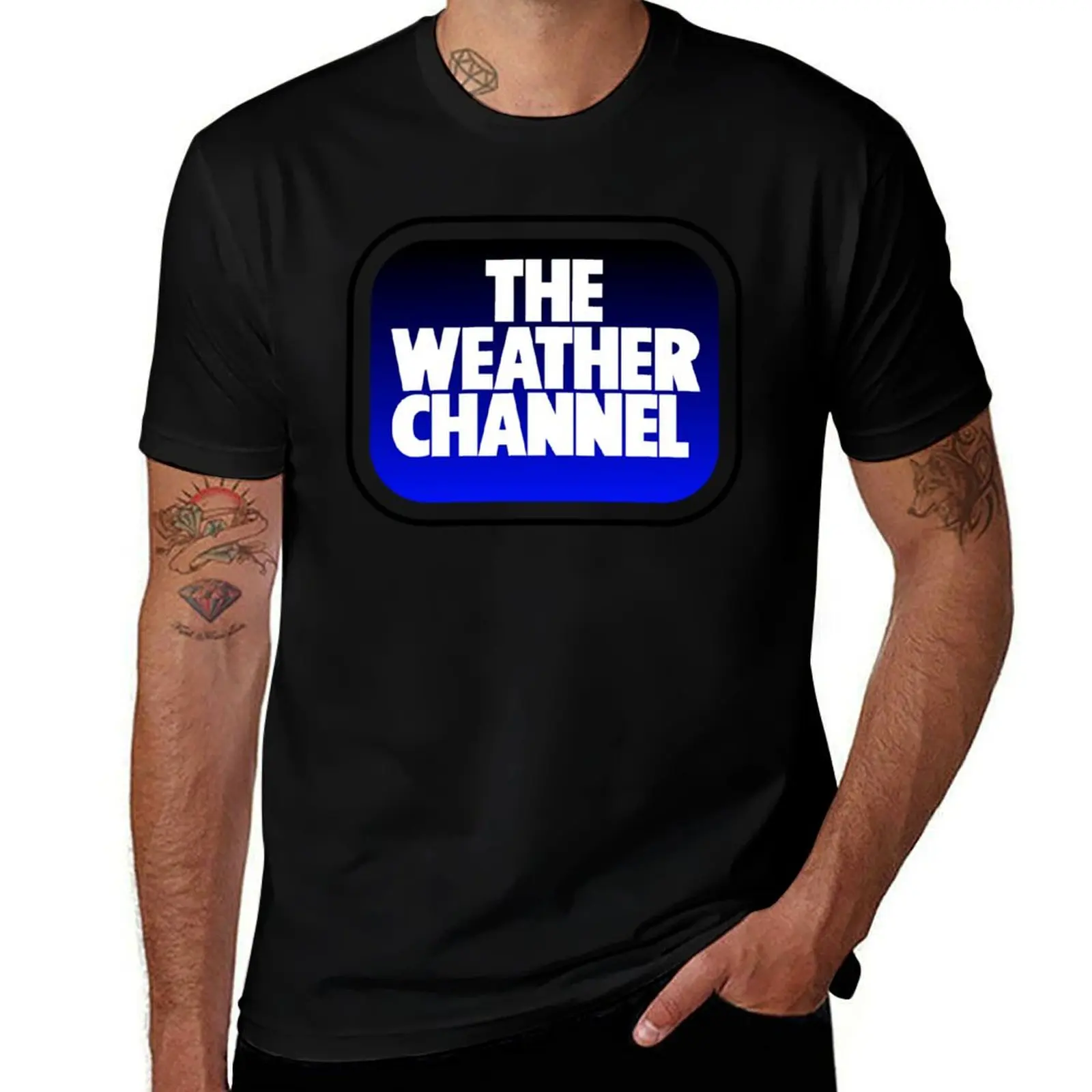 

The weather channel T-Shirt men t shirt cotton 100% t shirts for man cotton funny T-Shirt