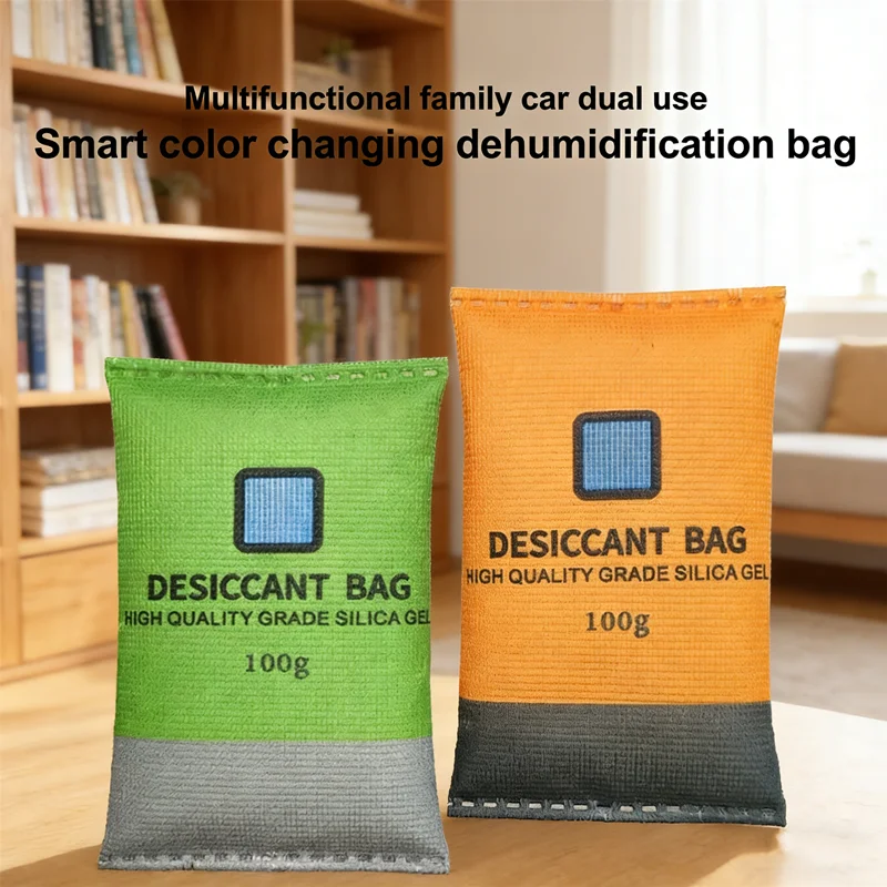 Reusable Car Dehumidifier, Extends Your Vehicle's Life, Silica Gel Bags to Prevent Mold & Fog, for Vehicle Interior Protection