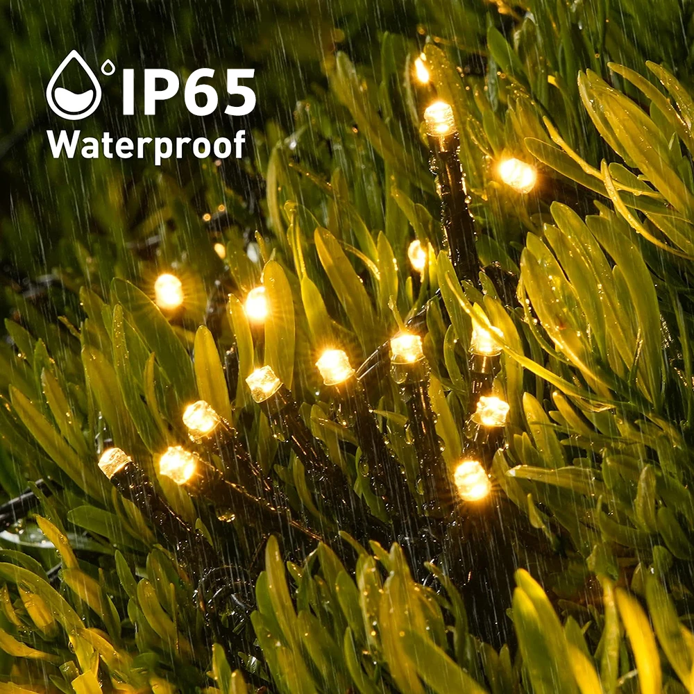 50M 500LED Fairy String Lights IP65 Waterproof Outdoor Connectable Christmas Decoration for Home Party Wedding Garden