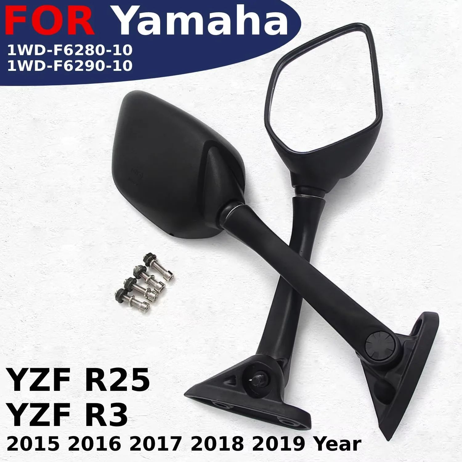

Зеркало заднего вида для мотоцикла Yamaha YZF R25 R3 1WD-F6280-10, аксессуары для мотоциклов