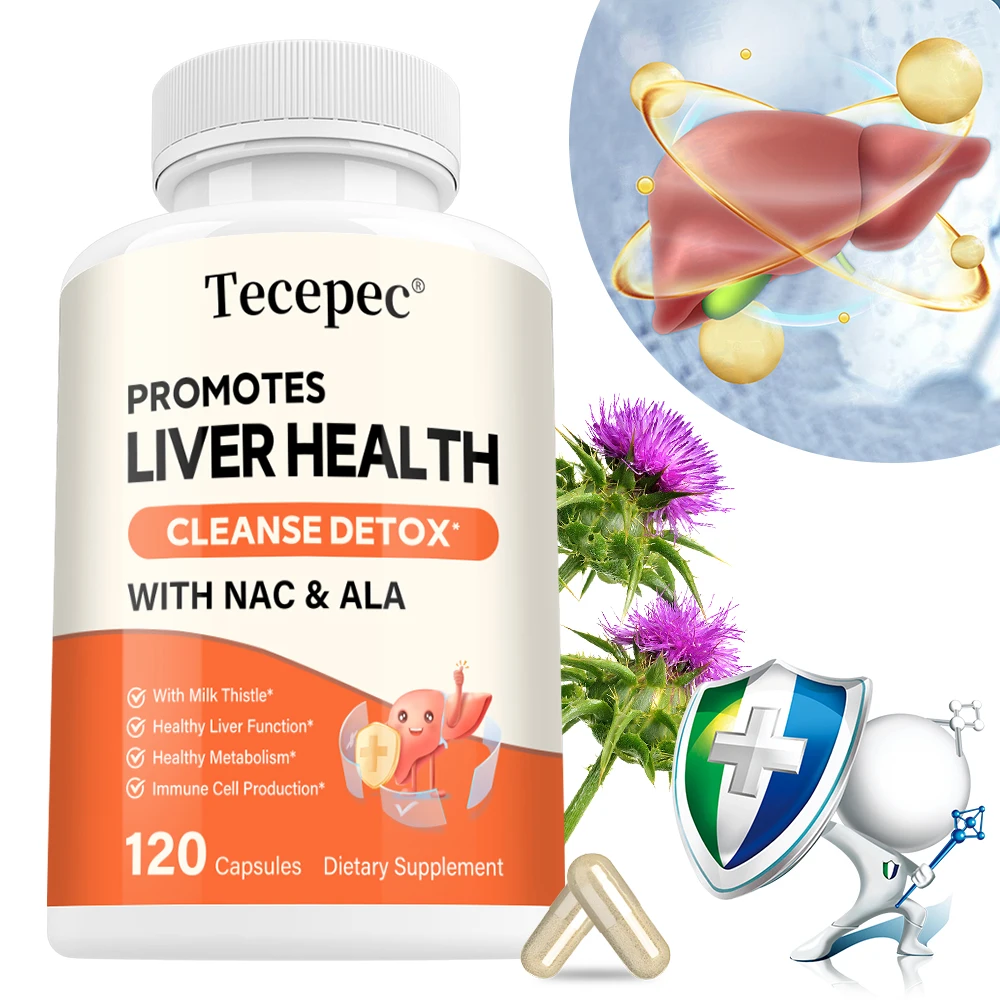 Liver Capsules - Supports Metabolism, Immune System and Improves Digestive Health - Liver Cleansing & Detoxification Supplement