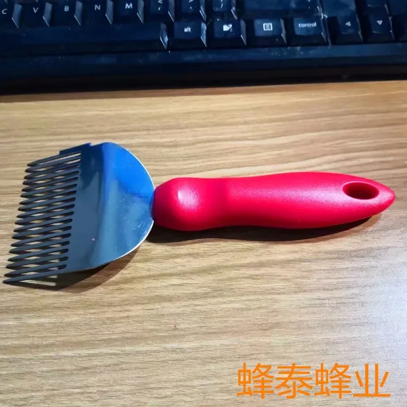 2PCS Bee-like Bee Honey Rake Anti-slip Honey Shovel Needle Type Honey Cutter Straight Teeth Curved Teeth