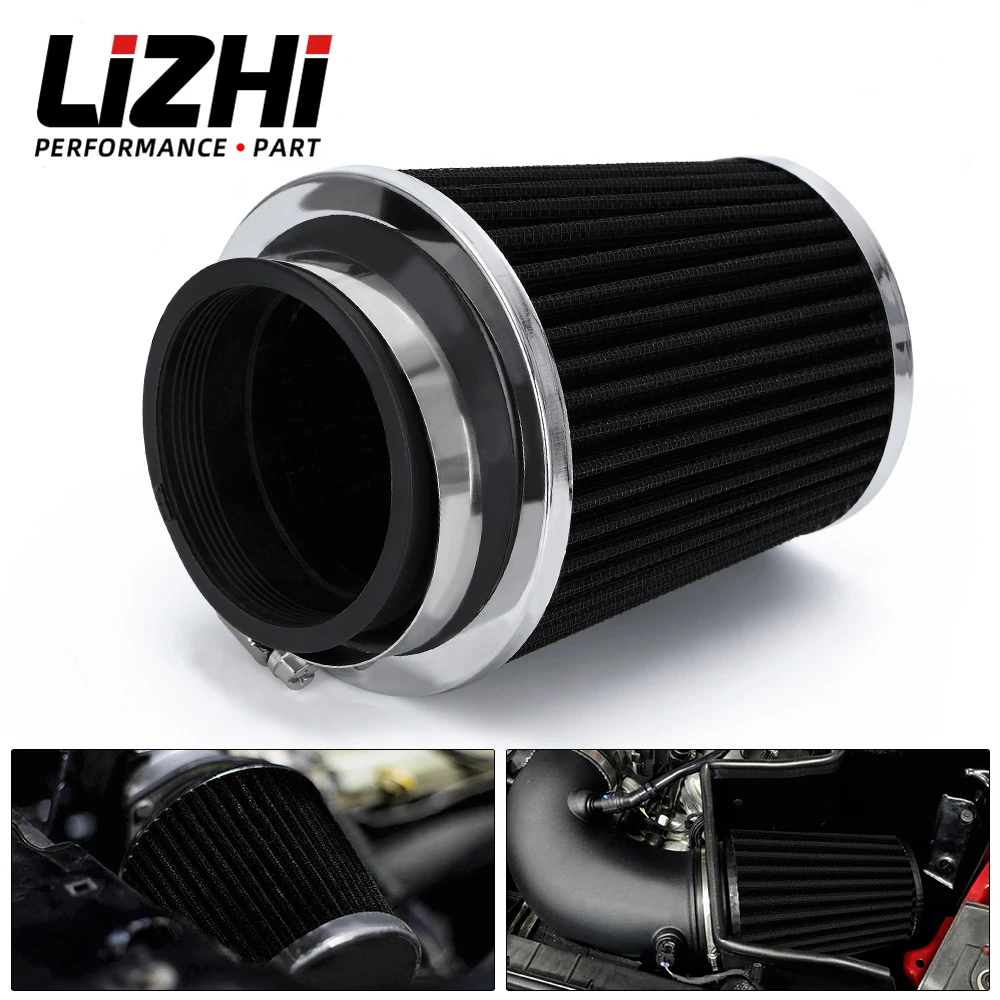 Universal car high flow cold air intake air inlet air intake system mushroom head air filter neck 76mm / 70mm / 63.5mm / 60mm