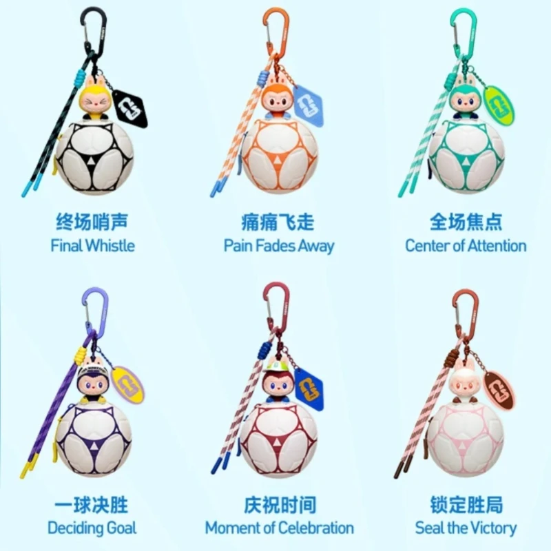 

Коллекционная таинственная коробка POPMART LABUBU THE MONSTERS FIFA: мини-сумка-футболка с дизайном персонажей (серия FIFA)