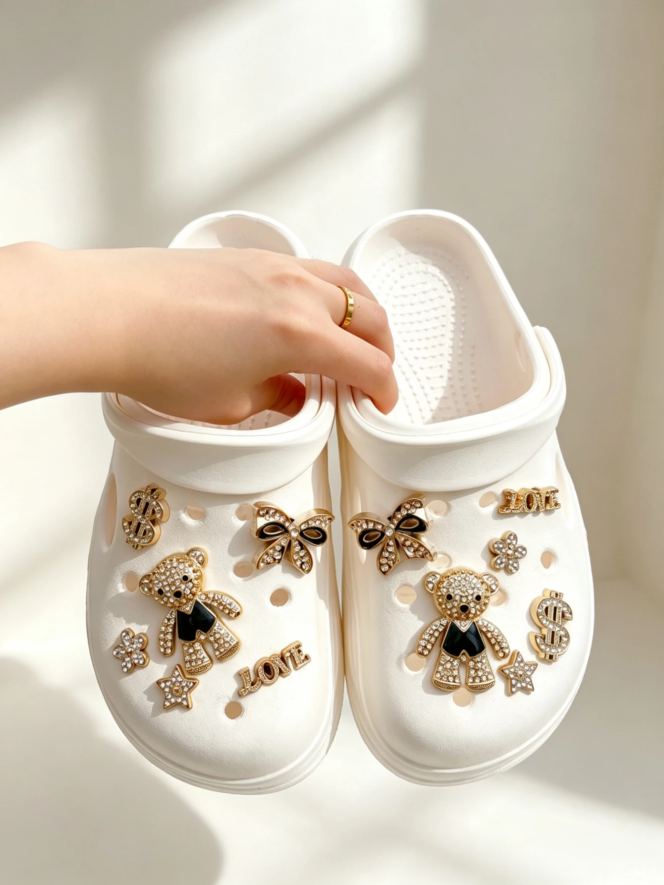 12-piece shoe decoration DIY casual shoe decoration - An interesting and versatile way to personalize your footwear