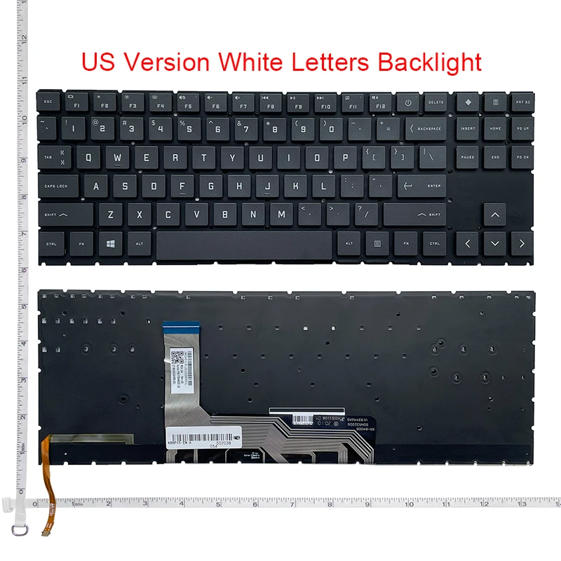NEW Backlit US laptop keyboard for HP OMEN 15-EN 16-C 16-N TPN-Q238 Q281 Q267 English laptop
