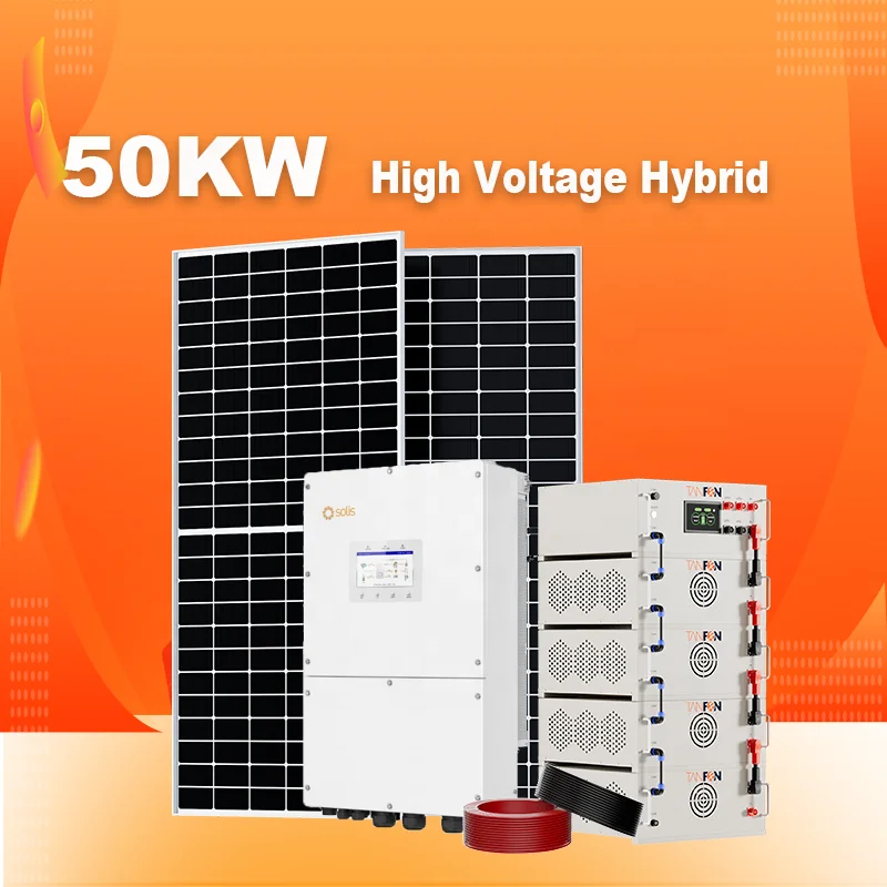 50KW Commercial Solar Kit, 280Ah LiFePO4 Battery MPPT Off Grid Generator Factory Storage System