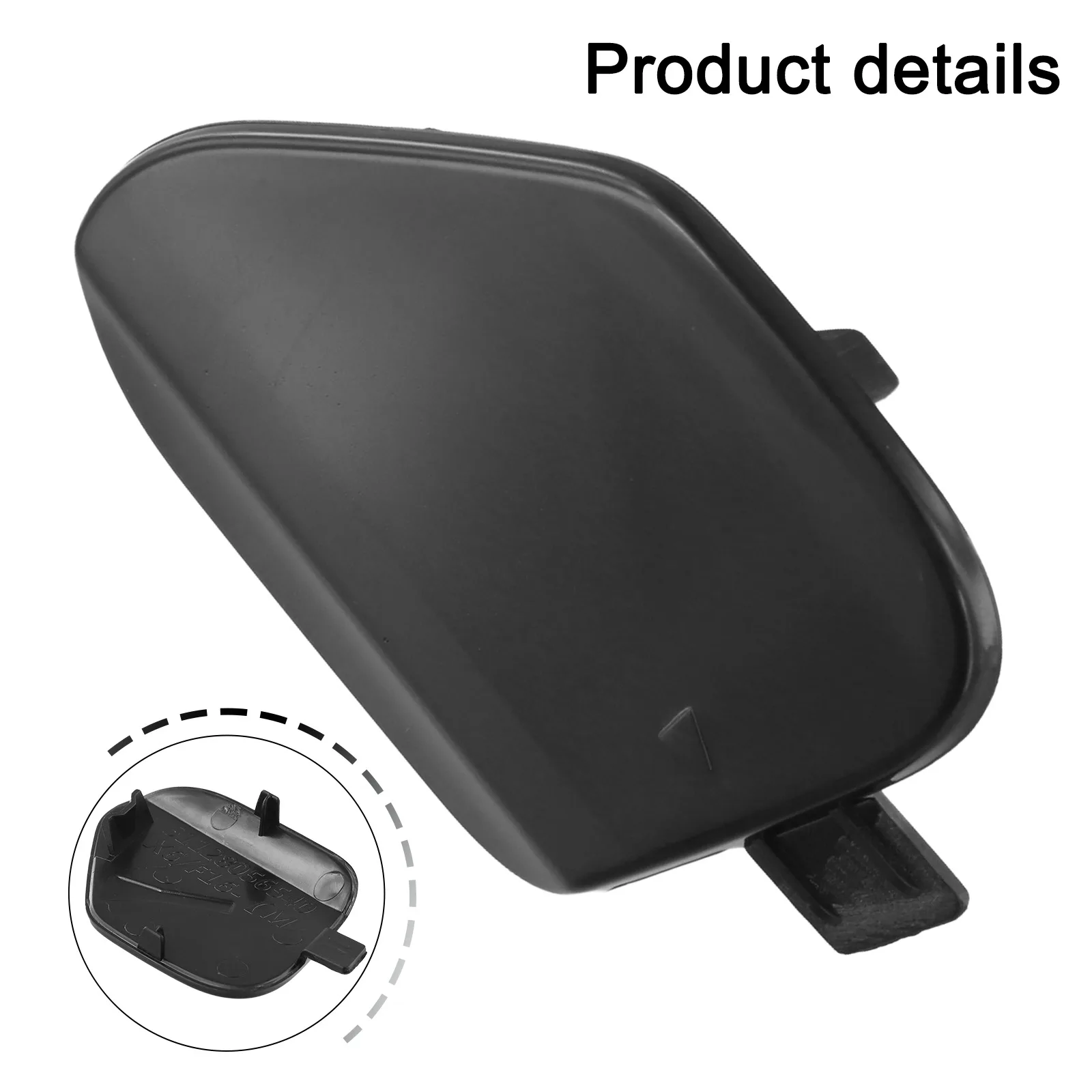 

Bumper Towing Cover Rear Bumper Cover Hook Cover Easy Installation Enhanced Aesthetic Long-lasting Performance