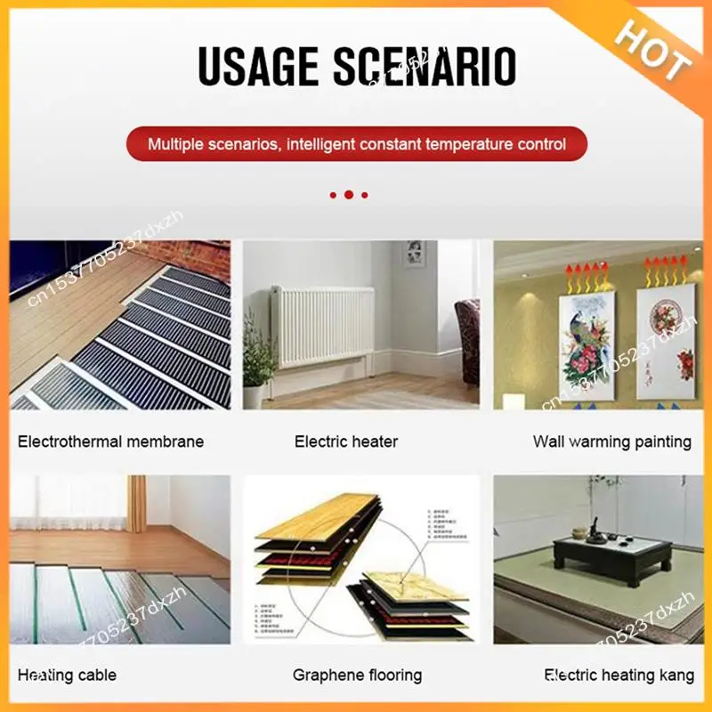 

A43M TUYA Wi-Fi термостат регулятор температуры воды электрический пол с подогревом TRV 3A цифровой ЖК-дисплей настенный монтаж легко использовать