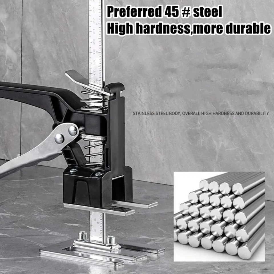 1Pcs Cabinet Board Lifter Labor-Saving Arm Jack Elevator Tool Tile Height Adjuster Hand Lifting Tool Door Panel Drywall Lifting
