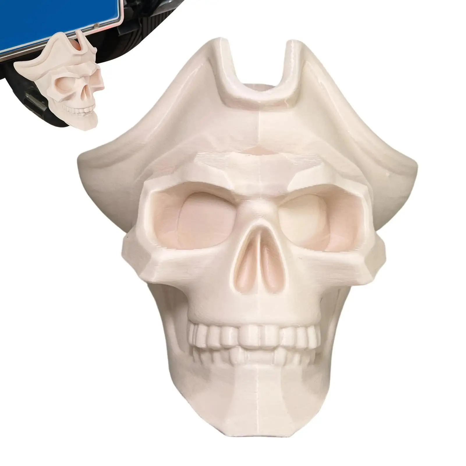 

Hitch Ball Cover 3D Pirate Captain Skull Sleeve Towing Hitch Ball Protective Cover For Car SUV Truck RV Long-Distance Trip