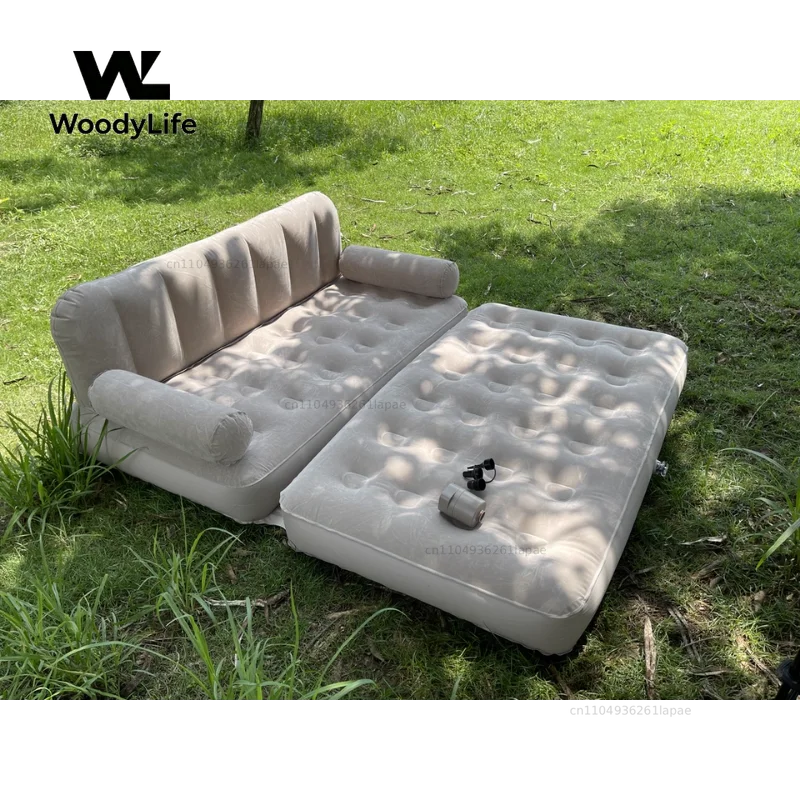 Outdoors Automatic Inflatable Sofa Portable Folding Camping Tents Air Mattresses Camp Sleeping Gears Lazy Couch Camping Tools