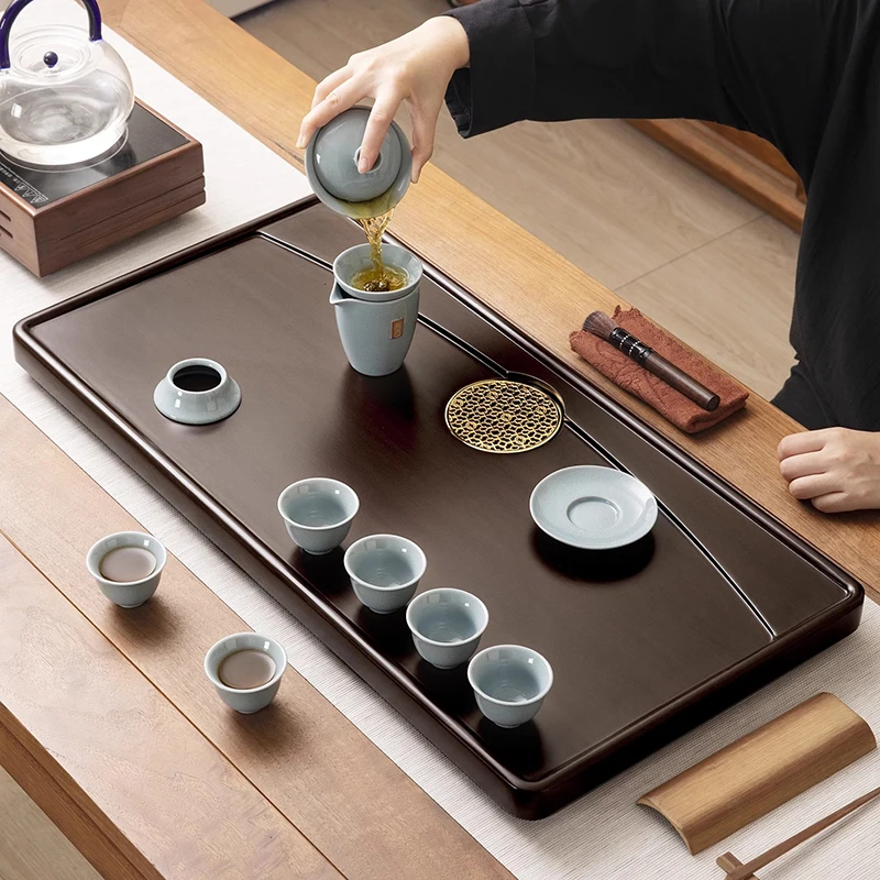 Wooden Ceramic Saucers Drinkware Chinese Ceremony Luxury Ceramic Tea Set Wooden Strainer Warmerj Uego De Te Home Decorationgs