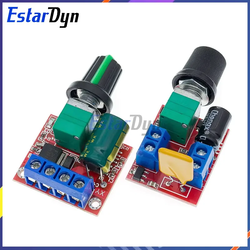 Estardyn 5a 90w pwm 12V DC Motor drehzahl regler Modul DC-DC 4,5 V-35V einstellbarer Drehzahl regler Reglersc halter 24V
