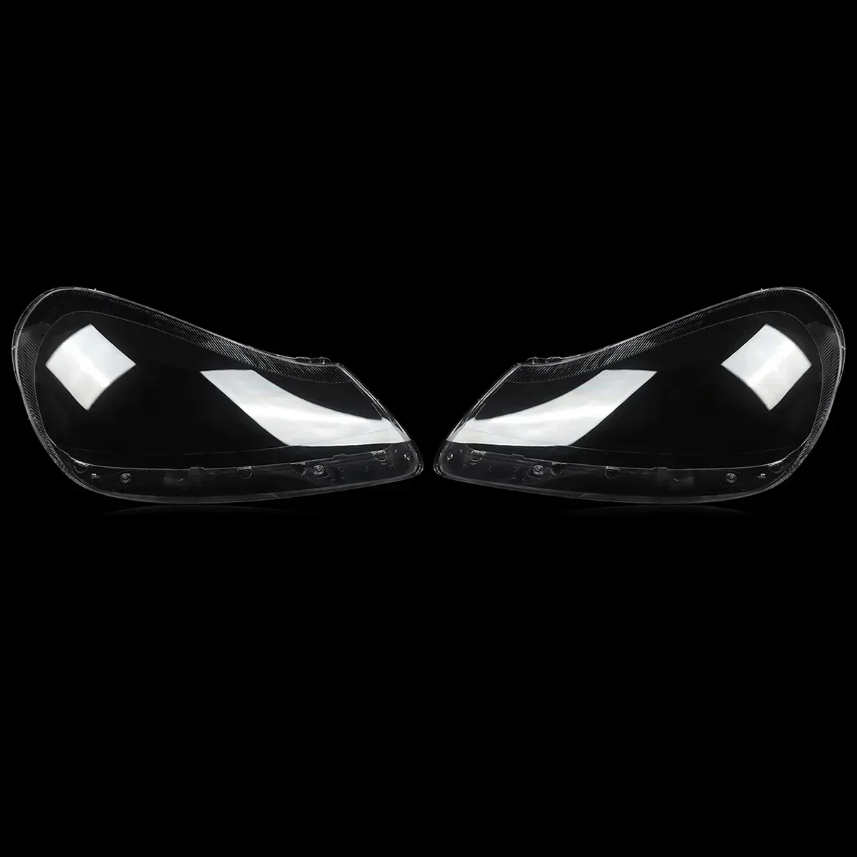 MAGICKIT For Porsche Cayenne 957 2007 2008 2009 2010 Clear Headlight Lens Covers Direct Replacement car Accessories