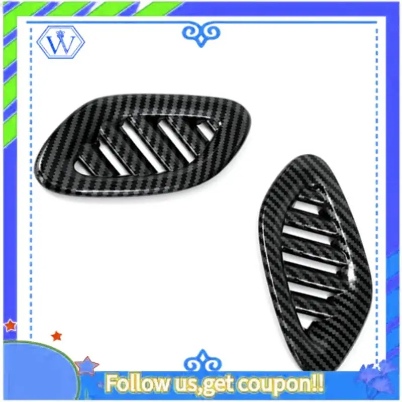 

M46K-для Seeker Trax 2023 2024, приборная панель, боковая крышка вентиляционного отверстия для кондиционера, отделка, аксессуары для интерьера, АБС-пластик, углеродное волокно